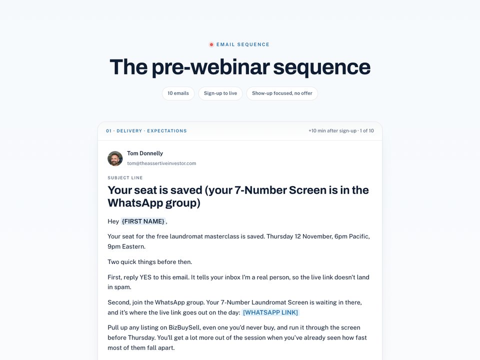 Pre-webinar preview