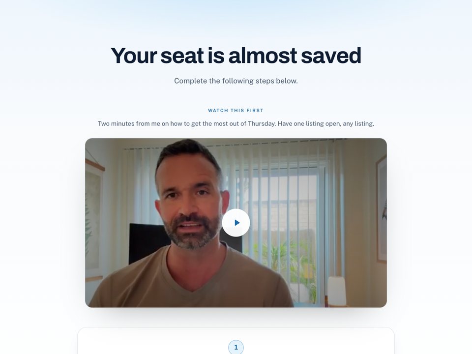 Thank-you page preview